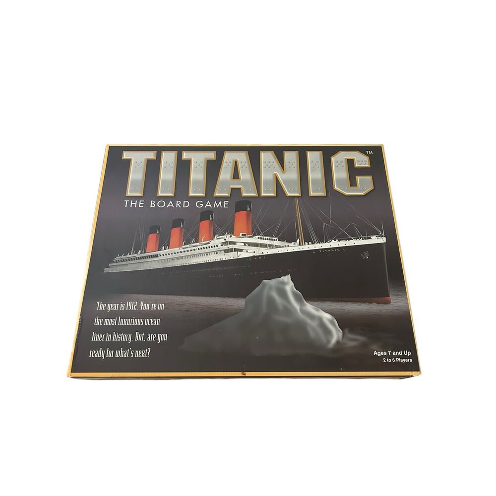 1998 Titanic Board Game Vintage Parker Brothers Universal Games Mostly Complete